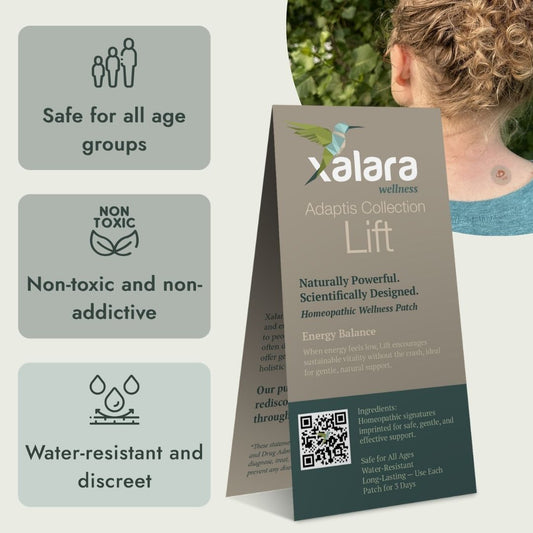 Xalara Lift patch, gentle homeopathic wellness patch for energy balance