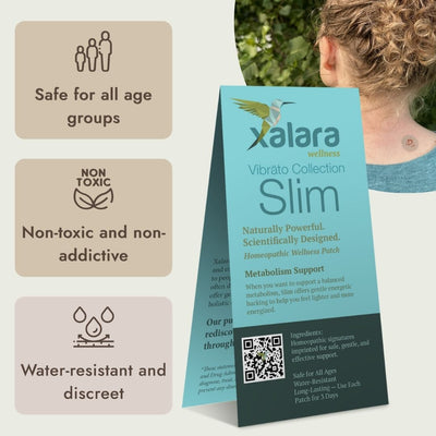 Xalara Slim patch, gentle homeopathic wellness patch for metabolism support
