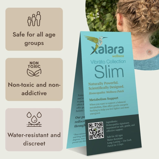 Xalara Slim patch, gentle homeopathic wellness patch for metabolism support